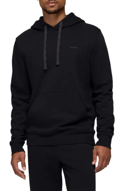 Prana Fleece Hoodie In Black