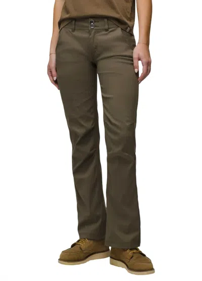 Prana Halle At Skinny Pant In Slate Green In Orange