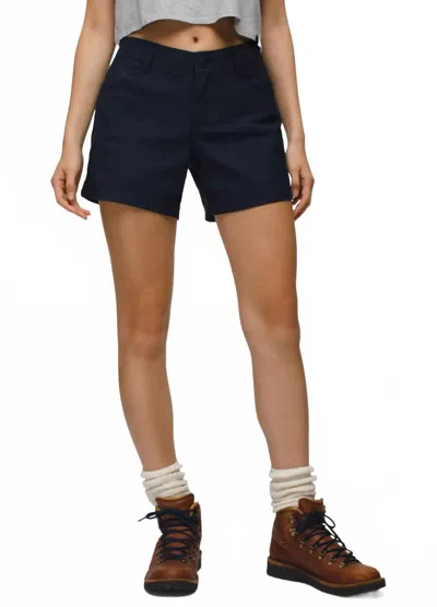 Prana Halle High Rise Short Ii In Nautical In Blue