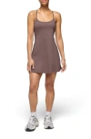 Prana Heavana Every Minute Minidress In Carob Heather