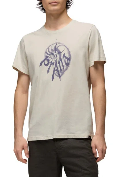 Prana Heritage Nautilus Organic Cotton Graphic T-shirt In Neutral