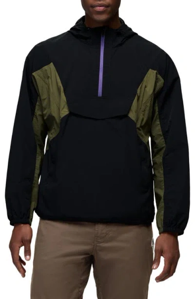 Prana Heritage Wind Anorak In Cargo Green