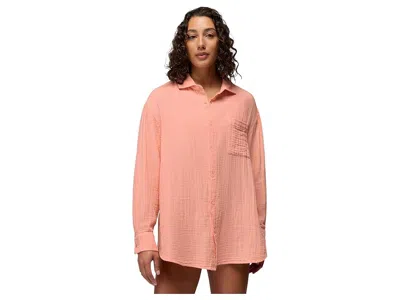 Prana Hideaways Button Down Top In Pink