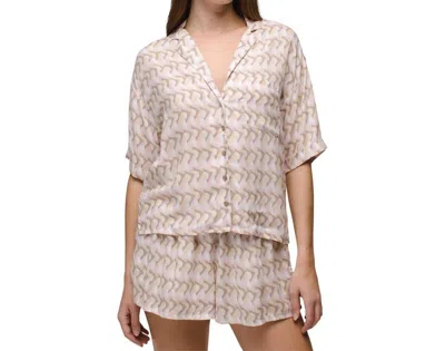 Prana Iguala Top In Willow Retro Geo In Multi