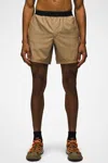 Prana Intrinsic Lined Short In Nomad In Beige