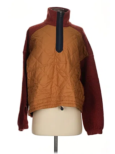 Pre-owned Prana Jacket In Burgundy