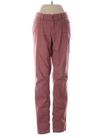 Pre-owned Prana Jeans In Burgundy