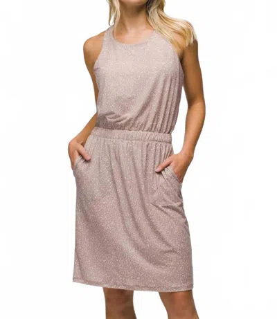 Prana Kamen Cross Back Strap Dress In Willow In Neutral