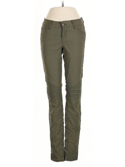 Pre-owned Prana Khaki Pant In Green