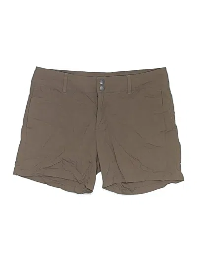 Pre-owned Prana Khaki Shorts In Brown