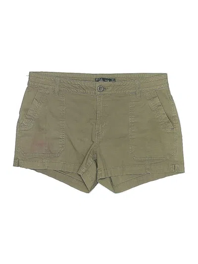 Pre-owned Prana Khaki Shorts In Green