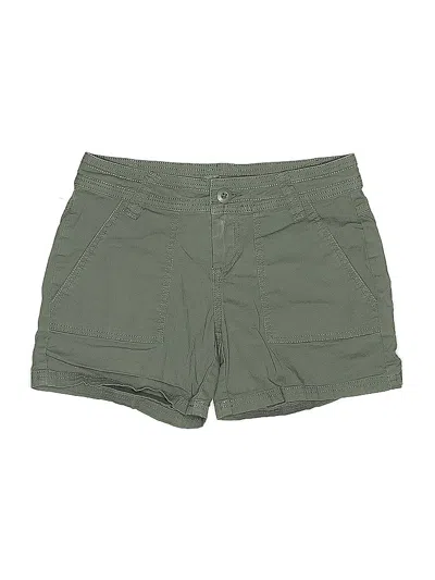 Pre-owned Prana Khaki Shorts In Green