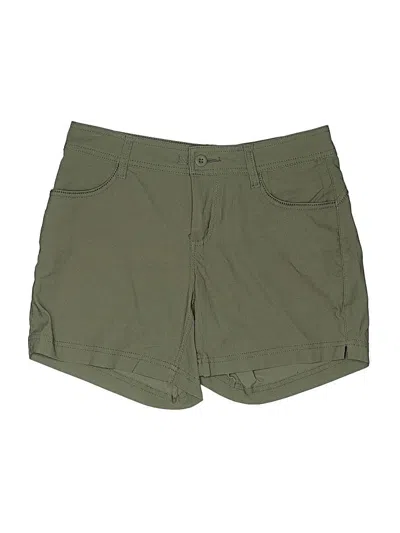 Pre-owned Prana Khaki Shorts In Green