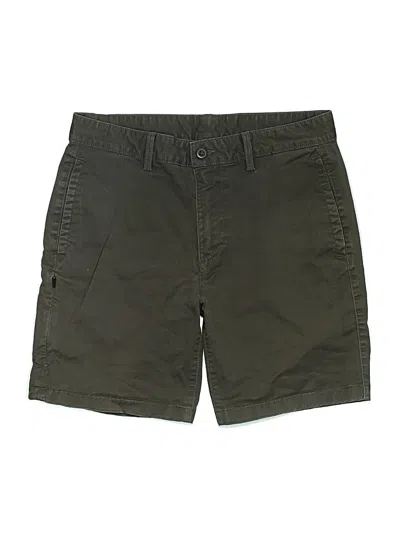 Pre-owned Prana Khaki Shorts In Green