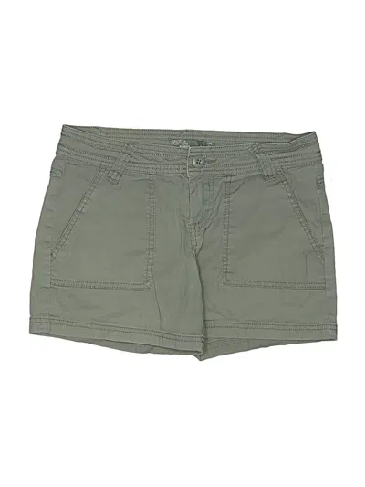 Pre-owned Prana Khaki Shorts In Green