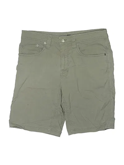 Pre-owned Prana Khaki Shorts In Green