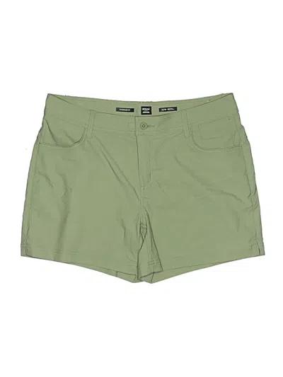 Pre-owned Prana Khaki Shorts In Green