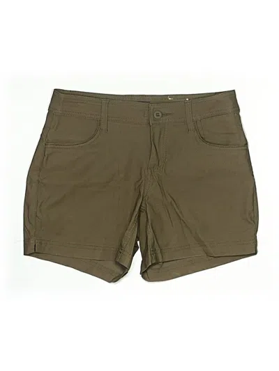 Pre-owned Prana Khaki Shorts In Green