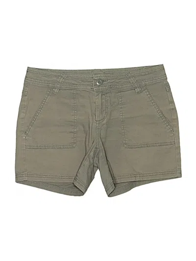 Pre-owned Prana Khaki Shorts In Green