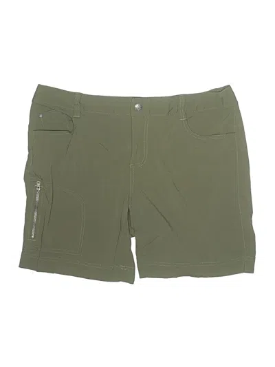 Pre-owned Prana Khaki Shorts In Green
