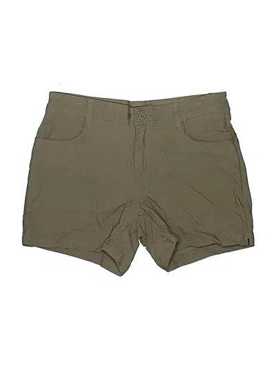 Pre-owned Prana Khaki Shorts In Green