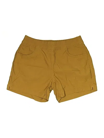 Pre-owned Prana Khaki Shorts In Yellow