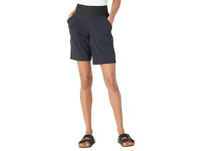 Prana Koen Flat Front Shorts In Blue