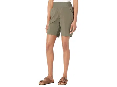 Prana Koen Flat Front Shorts In Green