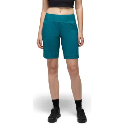 Prana Koen Flat Front Upf 50+ Performance Shorts In Blue