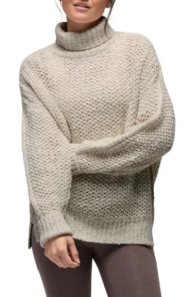 Prana Leavenworth Turtleneck Sweater In Gray