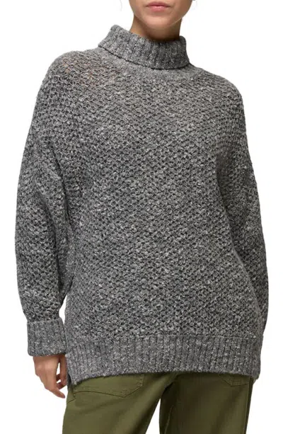 Prana Leavenworth Turtleneck Sweater In Gray