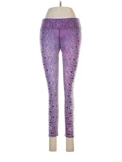 Pre-owned Prana Leggings In Purple