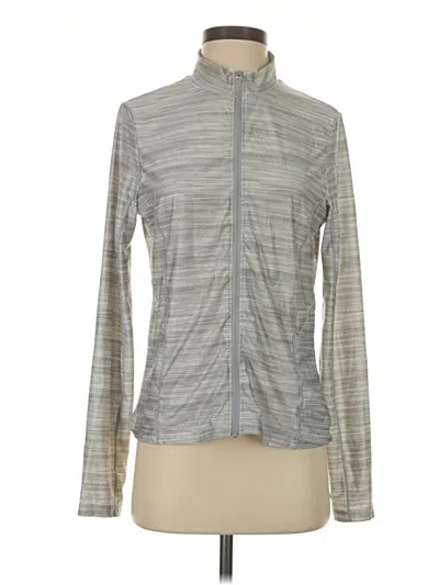 Pre-owned Prana Long Sleeve Top Gray Turtleneck Tops