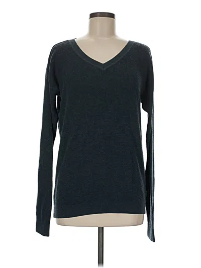 Prana Long Sleeve Top Gray V-neck Tops