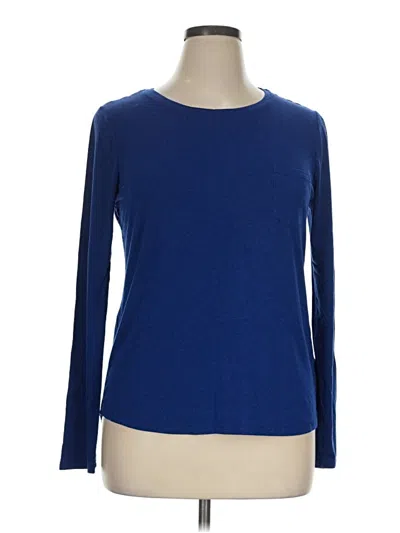 Pre-owned Prana Long Sleeve T-shirt In Blue