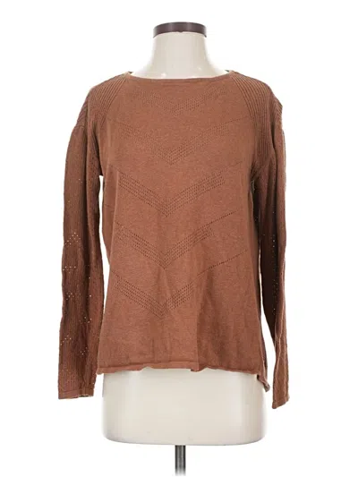 Pre-owned Prana Long Sleeve T-shirt In Brown