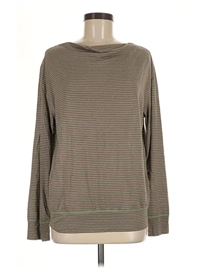 Pre-owned Prana Long Sleeve T-shirt In Brown