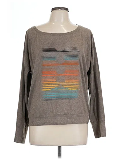 Pre-owned Prana Long Sleeve T-shirt In Gray