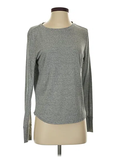 Pre-owned Prana Long Sleeve T-shirt In Gray