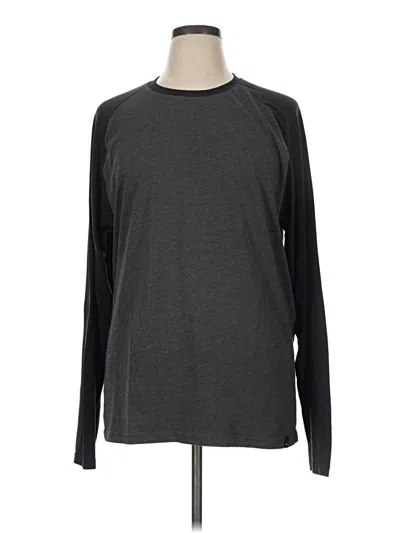 Pre-owned Prana Long Sleeve T-shirt In Gray