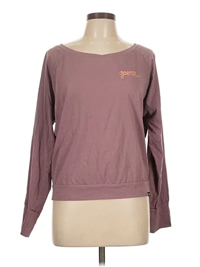 Pre-owned Prana Long Sleeve T-shirt In Pink