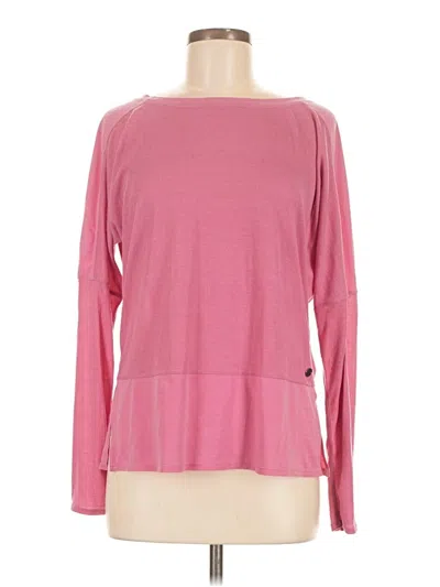Pre-owned Prana Long Sleeve T-shirt In Pink