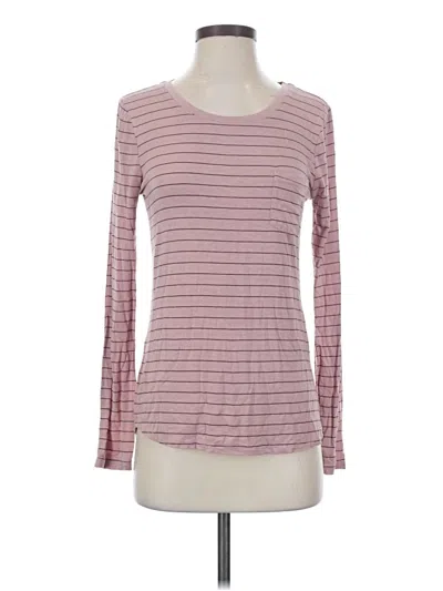 Pre-owned Prana Long Sleeve T-shirt In Pink