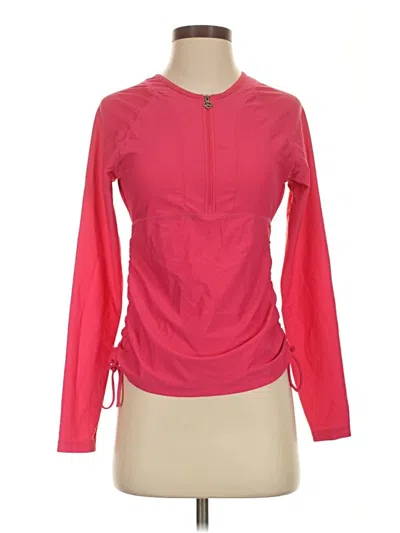 Pre-owned Prana Long Sleeve T-shirt In Pink