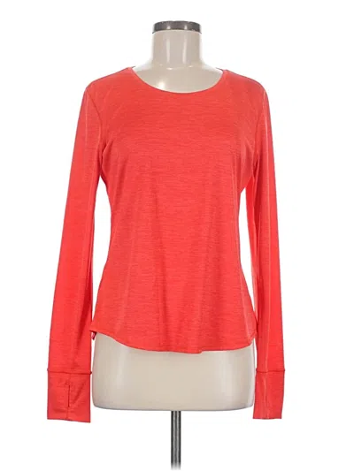Pre-owned Prana Long Sleeve T-shirt In Red