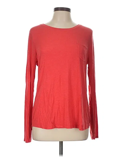 Pre-owned Prana Long Sleeve T-shirt In Red
