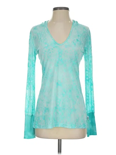 Pre-owned Prana Long Sleeve T-shirt In Teal