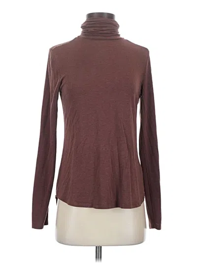 Pre-owned Prana Long Sleeve Turtleneck In Brown