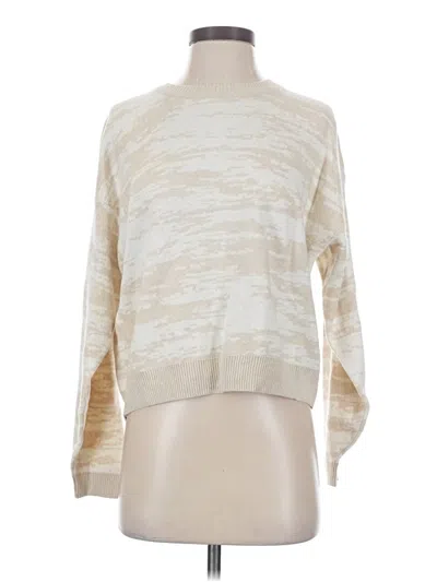 Pre-owned Prana Long Sleeve Turtleneck In Ivory
