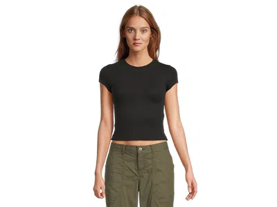 Prana Lotus Short Sleeve T-shirts In Black